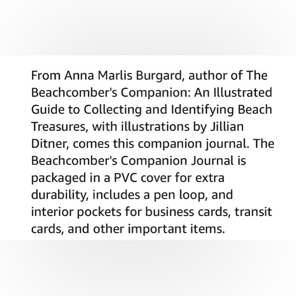 The Beachcomber’s Companion Journal 160 Page Notebook Galison Gifts New - Picture 9 of 9